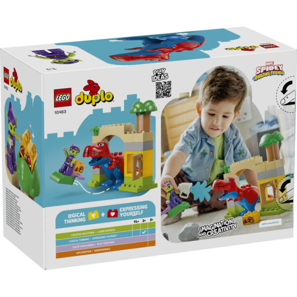 LEGO DUPLO - Dinozaurul Spidey-Rex vs Green Goblin 10463, 25 piese