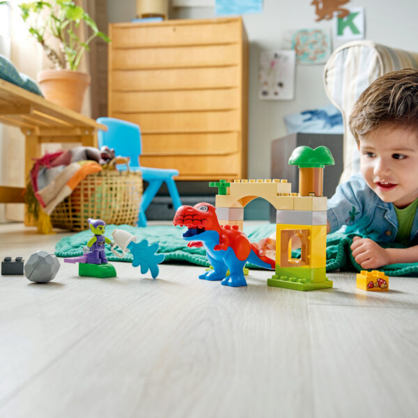 LEGO DUPLO - Dinozaurul Spidey-Rex vs Green Goblin 10463, 25 piese