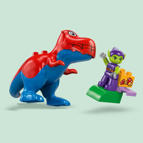 LEGO DUPLO - Dinozaurul Spidey-Rex vs Green Goblin 10463, 25 piese