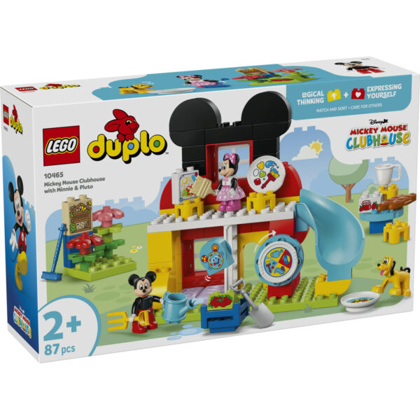 LEGO DUPLO - Clubul lui Mickey Mouse cu Minnie și Pluto 10465, 87 piese