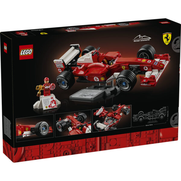 LEGO Icons (Creator Expert) - Ferrari F2004 și Michael Schumacher 11375, 735 piese
