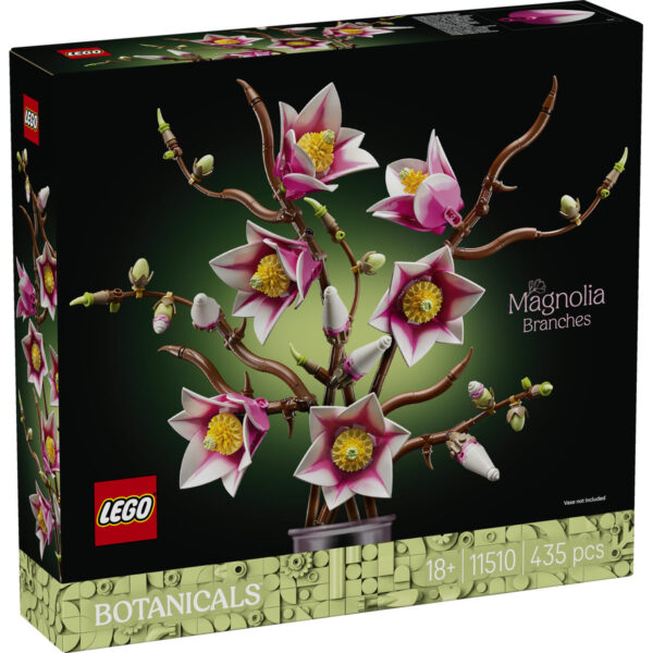 LEGO Colectia Botanica - Ramuri de magnolie 11510, 435 piese