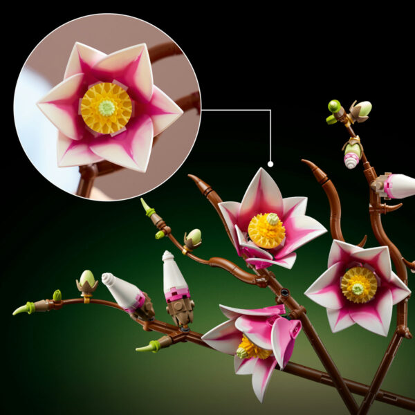 LEGO Colectia Botanica - Ramuri de magnolie 11510, 435 piese
