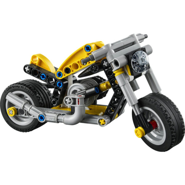 LEGO Technic - Motocicletă galbenă 42225, 151 piese