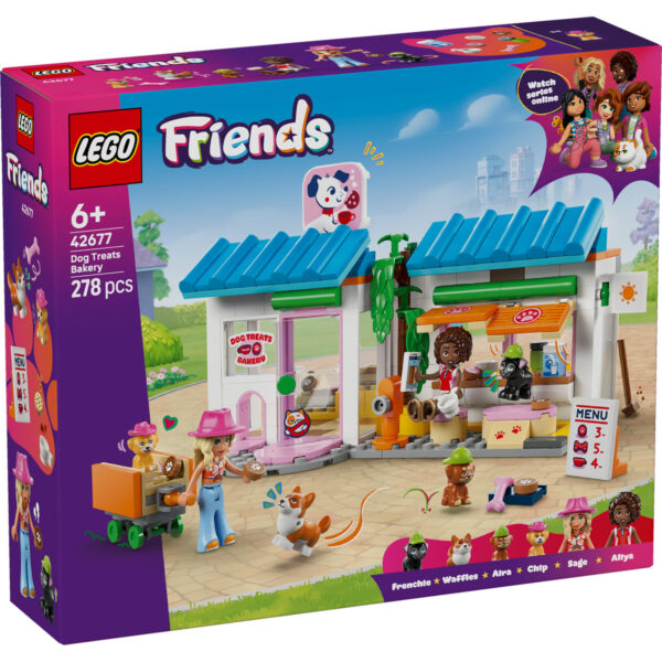 LEGO Friends - Brutarie cu bunatati pentru caini 42677, 278 piese
