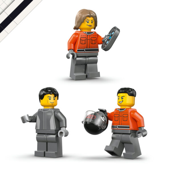 LEGO City - Camion de prezentare F1® cu mașină de curse Audi F1 60493, 508 piese