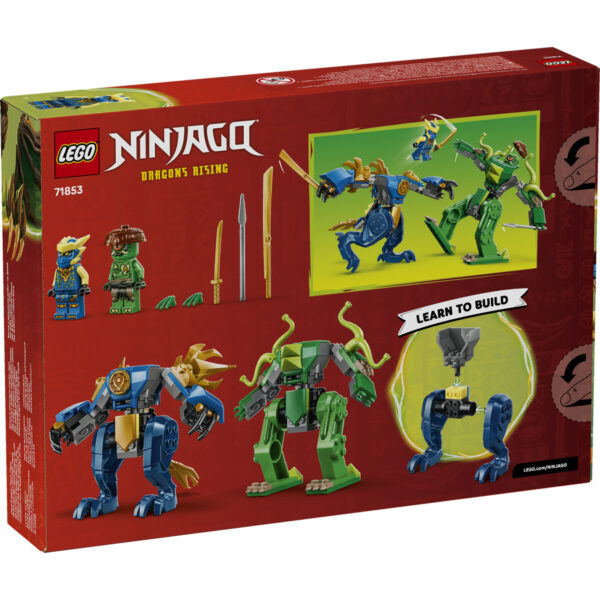 LEGO Ninjago - Robotul dragon al lui Jay în luptă 71853, 107 piese