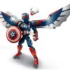 LEGO® Marvel - Batalia dintre Capitanul America si Hulk rosu 76296, 359 piese