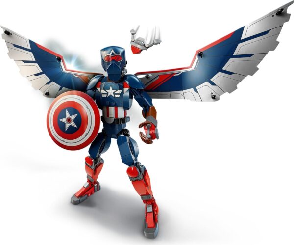 LEGO® Marvel - Batalia dintre Capitanul America si Hulk rosu 76296, 359 piese