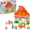 LEGO® DUPLO Bluey - Casa de familie a lui Blue cu un joc de memorie 10459, 83 piese