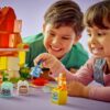 LEGO® DUPLO Bluey - Casa de familie a lui Blue cu un joc de memorie 10459, 83 piese