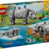 Lego Creator 31171 - Animale salbatice: Rinocer maiestuos cu pasari