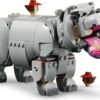 Lego Creator 31171 - Animale salbatice: Rinocer maiestuos cu pasari