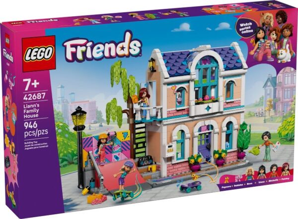 LEGO® Friends - Casa familiei lui Liann 42687, 946 piese