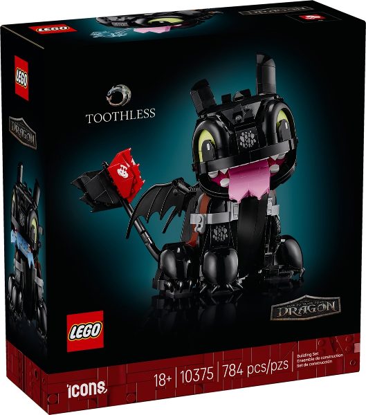 Lego Icons 10375 - Cum sa îti dresezi dragonul: Toothless, 784 piese