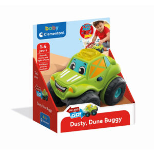 Clementoni - Dusty masinuta interactiva off road pentru teren nisipos - CL17569