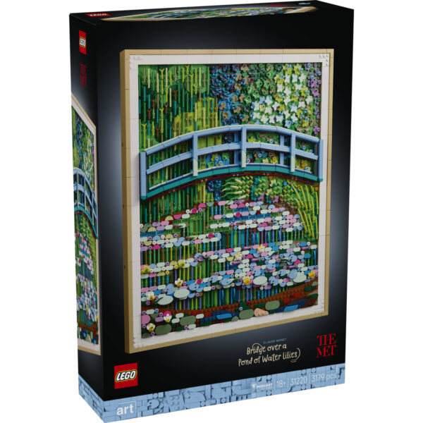 LEGO Art - Claude Monet – Pod peste lac cu nuferi 31220, 3179 piese