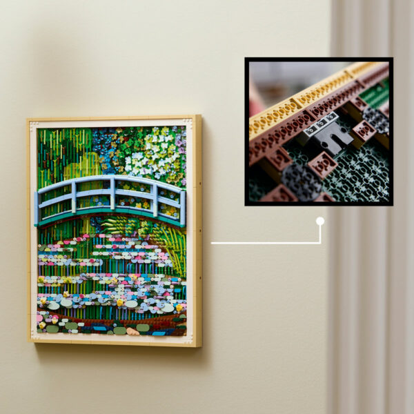 LEGO Art - Claude Monet – Pod peste lac cu nuferi 31220, 3179 piese