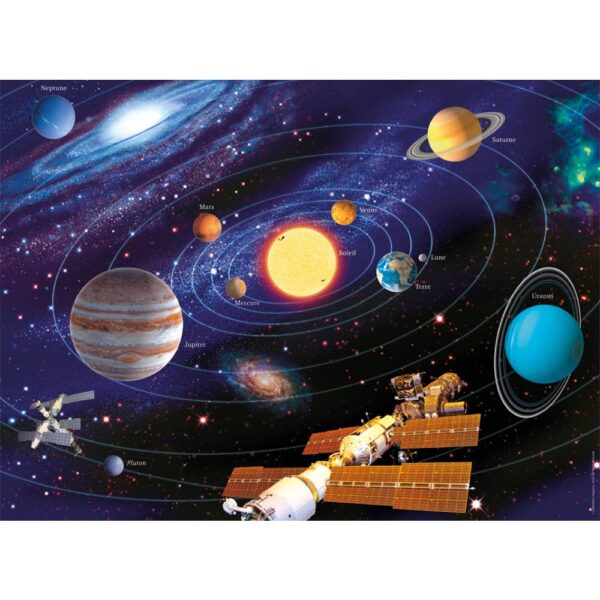 Ravensburger - Puzzle sistemul solar 500 piese design nou - RVSPA00202