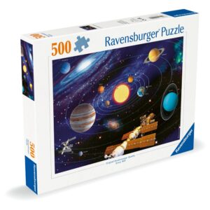 4005555002024_LEFT_3D Ravensburger - Puzzle sistemul solar 500 piese design nou - RVSPA00202