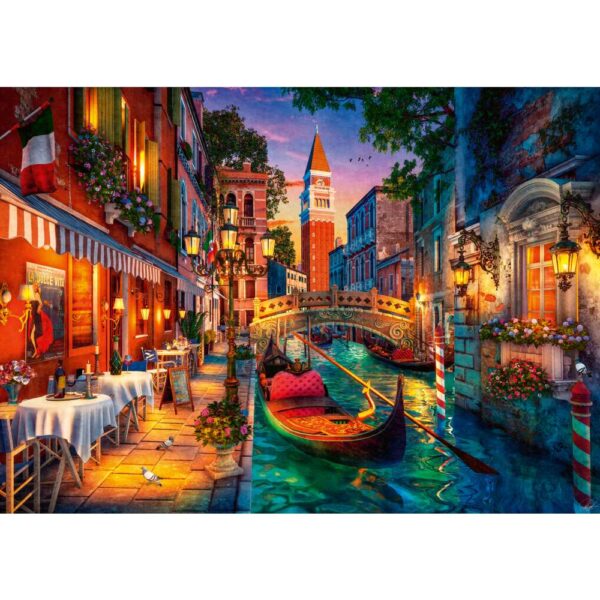 Ravensburger - Puzzle Venetia in lumina noptii 1000 piese - RVSPA01439
