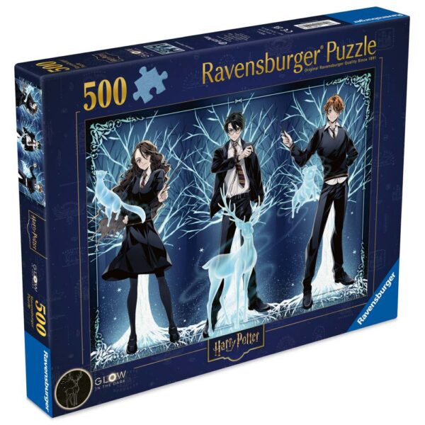 Ravensburger - Puzzle care straluceste in intuneric Harry Potter 500 piese - RVSPA01509