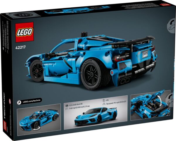LEGO® Technic 42217 - Chevrolet Corvette Stingray albastru