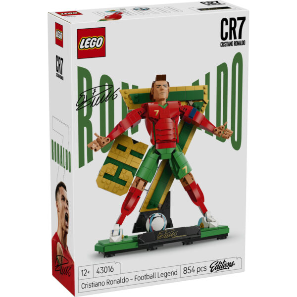 LEGO Editions - Cristiano Ronaldo – Legendă a fotbalului 43016, 854 piese