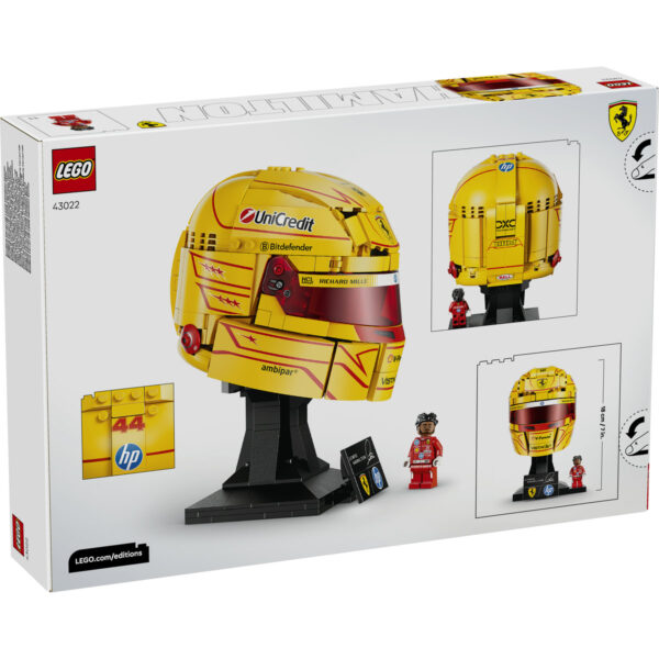 LEGO Editions - Casca lui Lewis Hamilton Scuderia Ferrari HP 43022, 884 piese