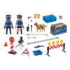 Playmobil - Jucarie de rol Blocajul rutier al politiei - PM6878