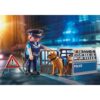 Playmobil - Jucarie de rol Blocajul rutier al politiei - PM6878