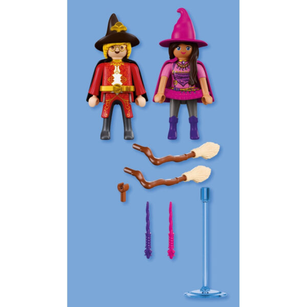 Playmobil - Set 2 figurine vrajitoare si vrajitor - PM72023