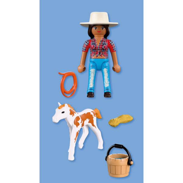 Playmobil - Set 2 figurine calareata si manz - PM72026