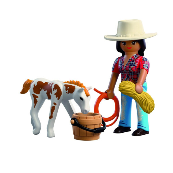 Playmobil - Set 2 figurine calareata si manz - PM72026