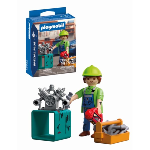 Playmobil - Figurina mecanic cu accesorii - PM72031