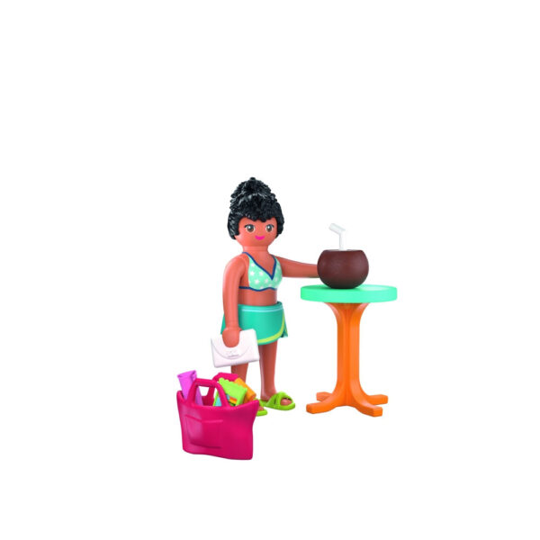 Playmobil - Figurina femeie in vacanta la plaja - PM72032