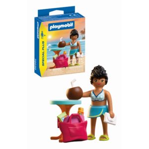 Playmobil - Figurina femeie in vacanta la plaja - PM72032
