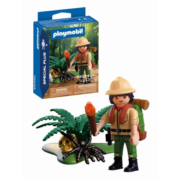 Playmobil - Figurina aventurier cu accesorii - PM72033