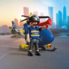 Playmobil - Jucarie de rol Elicopter de politie - PM72080