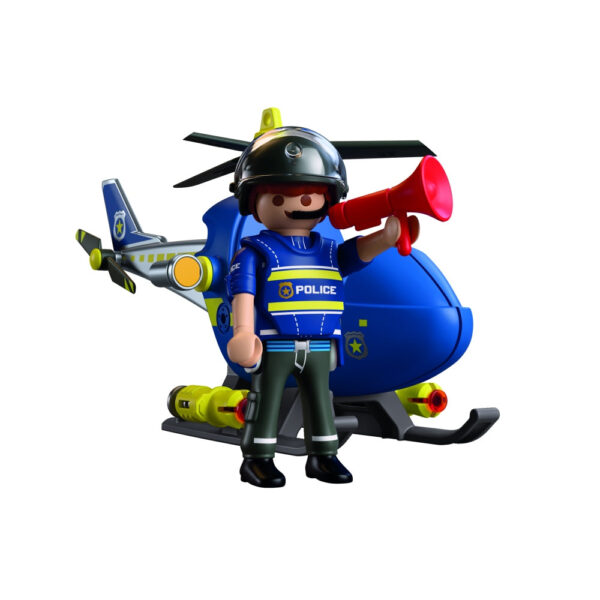 Playmobil - Jucarie de rol Elicopter de politie - PM72080