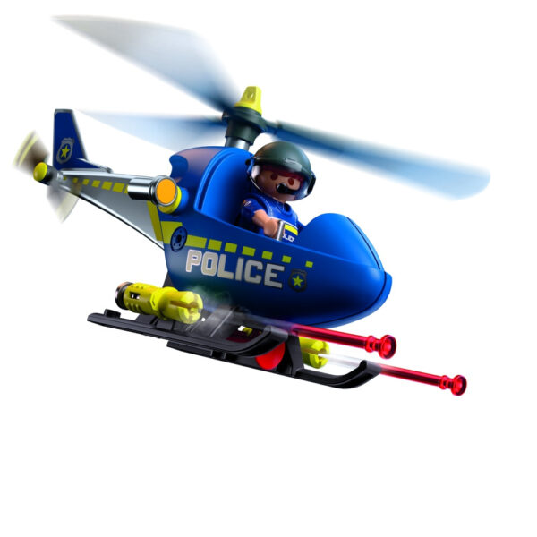 Playmobil - Jucarie de rol Elicopter de politie - PM72080