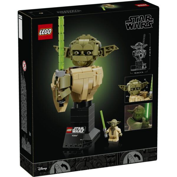 LEGO Star Wars - Bustul lui Yoda 75438, 399 piese