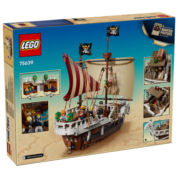 LEGO One Piece - Corabia de pirati Fâsneata Merry 75639, 1376 piese