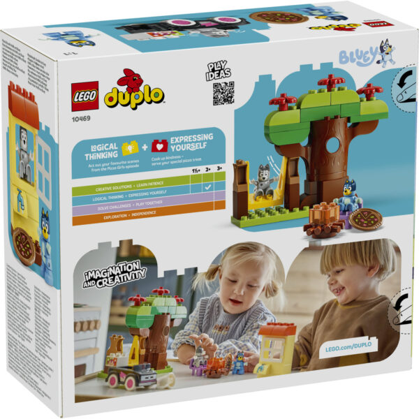 LEGO DUPLO - Muffin și Blue, fetele care aduc pizza 10469, 44 piese