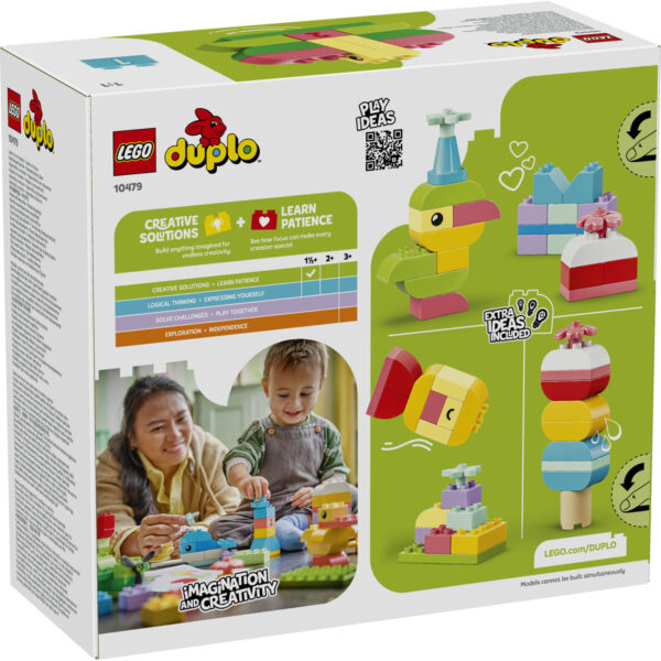 LEGO DUPLO - Cutie creativă în culori 10479, 80 piese