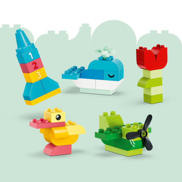LEGO DUPLO - Cutie creativă în culori 10479, 80 piese