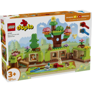 LEGO DUPLO - Pădurea descoperirilor cu animale sălbatice 10480, 131 piese
