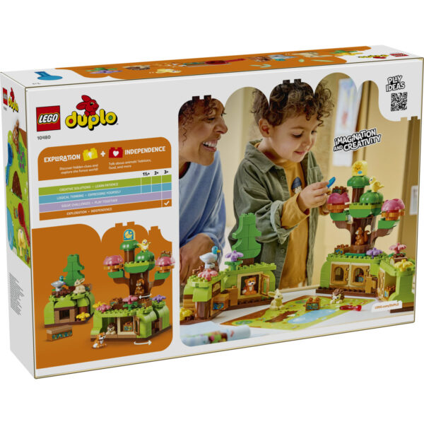 LEGO DUPLO - Pădurea descoperirilor cu animale sălbatice 10480, 131 piese