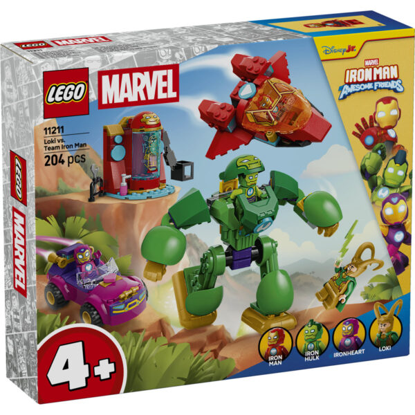 LEGO Marvel Super Heroes - Loki vs Echipa lui Iron Man 11211, 204 piese