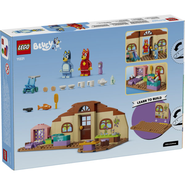 LEGO Bluey - La școala cu Rusty și Blue 11221, 106 piese